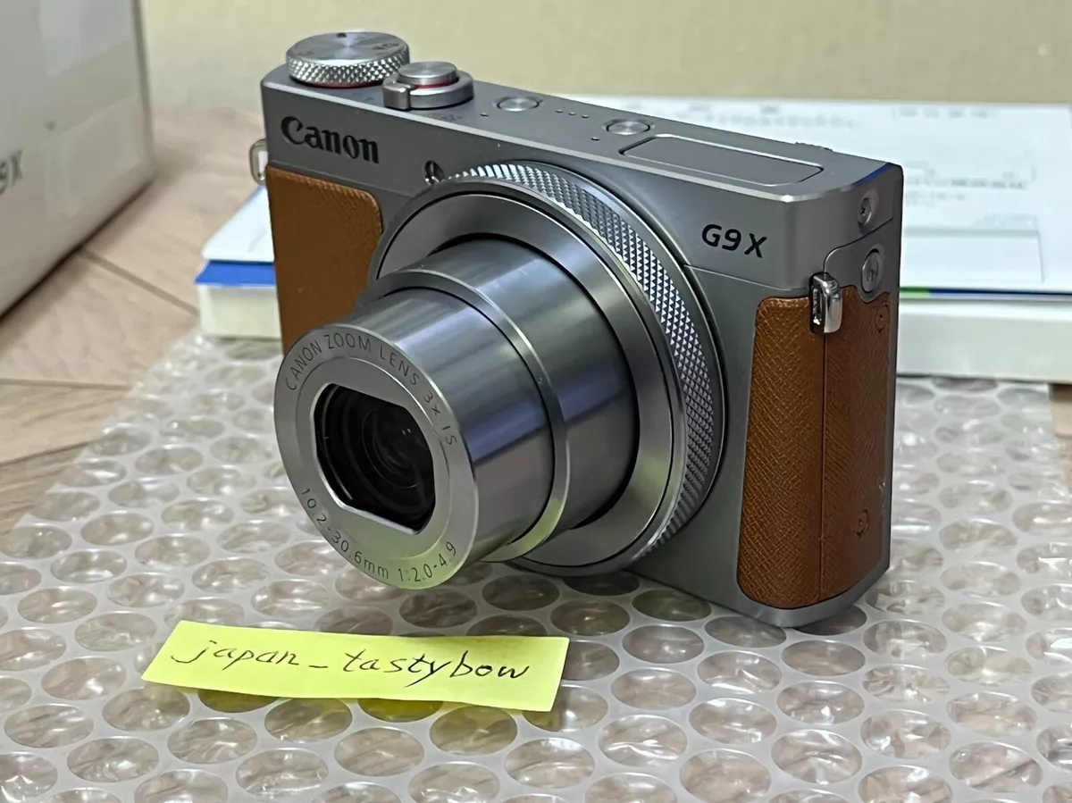 Canon PowerShot G9X Mark II Digital Camera Silver Boxed Made in Japan  English