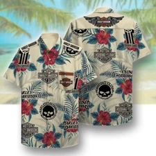 Hawaiian Shirt Harley Davidson Hawaii Shirt Design 3D Full Printed Sizes S 8211