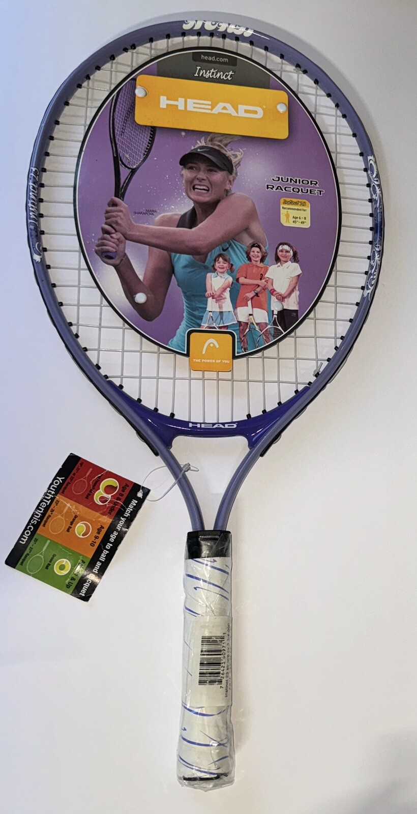HEAD Instinct 23 Kids Purple Tennis Racquet - Beginners Pre-