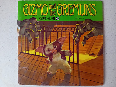 Book and Record Set Gizmo and the Gremlins Story 2 Vinyl 7'' 33 RPM US Read Along