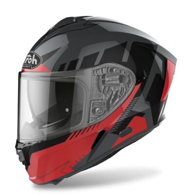 CASCO AIROH INTEGRALE DOPPIA VI. SPARK RISE RED GLOSS SPRI55