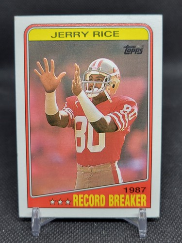 1988 Topps 6 Jerry Rice Record Breaker Sharp EBay