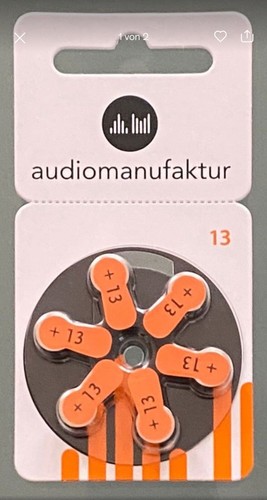 Hörgerätebatterien VARTA 1,45V kostenloser Versand