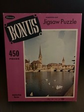 New Whitman Bonus "Zurich, Switzerland" Jigsaw Puzzle 450 Pieces