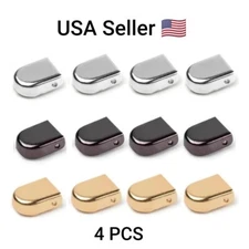 4pcs Metal Shoelaces Tips Head No Tie Shoelaces Metal Lace Lock DIY Sneaker Kits