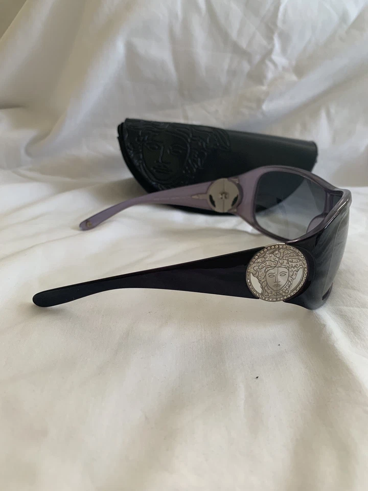  Versace Black 100% Authentic Sunglasses 4143-B Retired - Image 3 of 4