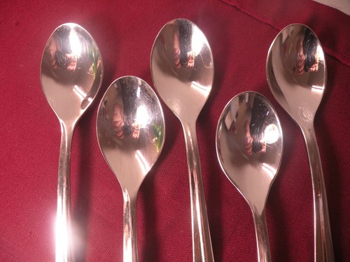 Set Of 5 Teaspoons J A Henckels Villa Bella Stainless Steel Flatware 6 1/2" - Picture 2 of 5