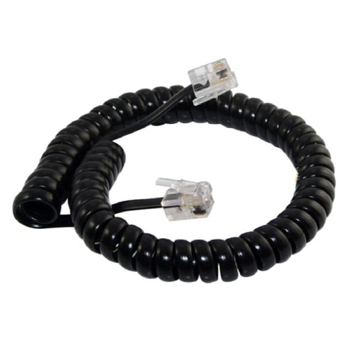 Modern Coiled RJ9 RJ11 4P4C Telephone Line Spring Landline Cord Enhancing Sound - Zdjęcie 11 z 12
