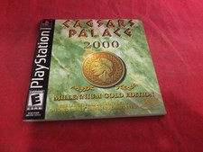 Caesars Palace 2000 Playstation 1 PS1 Instruction Manual Booklet ONLY