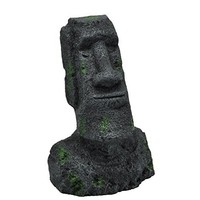 Niteangel Ancient Easter Island Stone Head Aquarium Ornament Large Size Niteangel Ancient Easter Island Stone Head Aquarium Ornament Large Size