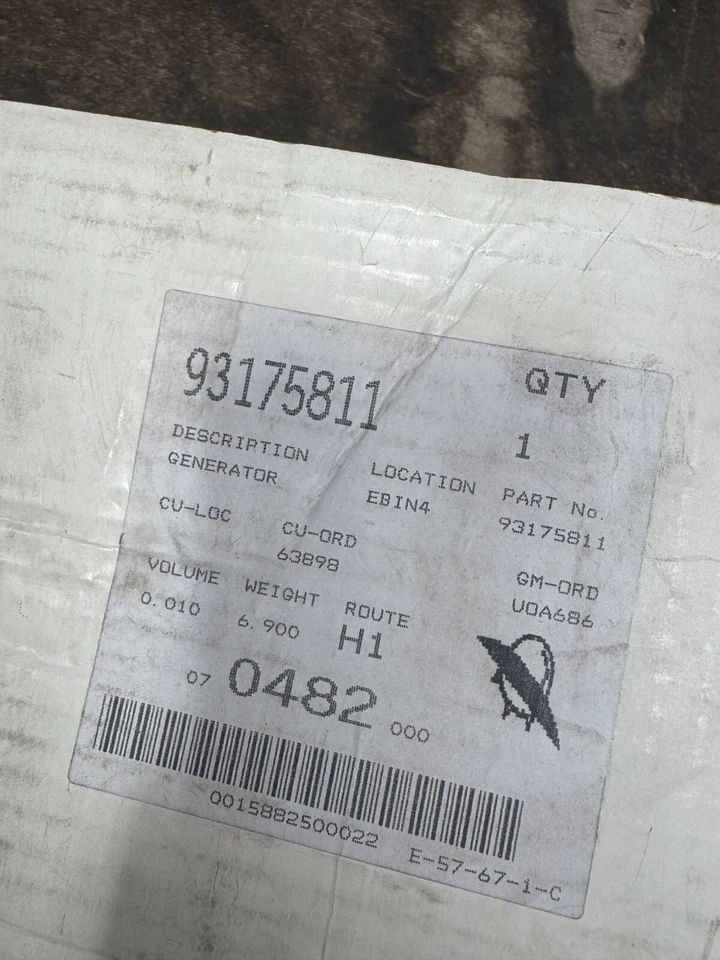 93175811 120A Alternator for Vauxhall 9-3 YS3F 1.8t 2.0 2008-2012 - Image 2 of 3