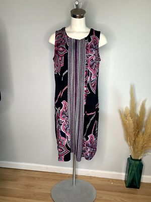 boho pink black dress Cotton Candy LA Isabella Black Ruffle Mini Dress - Size S - Square Neckline - Adjustable Straps - Ruffle Tiered Hem - Polyester/Rayon