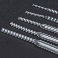 Clear  0.6mm - 80mm Heat Shrink Tube 2:1 Cable Wire Tubing Electrical Sleeving