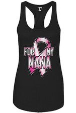 For My Nana - Breast Cancer Awareness Pink Ribbon Women's Tank