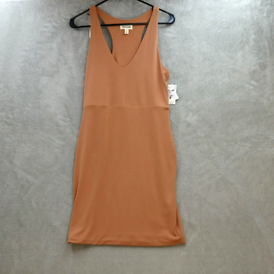 Open Edit Women's Tan Mocha Tank Dress Size M Summer Casual