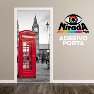 Adesivo Per Porte 3D Stile Cabina Telefonica - Autoadesivo, Impermeabile, 80x210 Cm, Per Interni - Foto 8