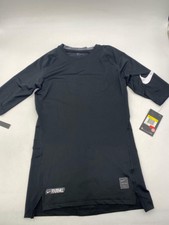 nike men's pro half sleeve compression football shirt