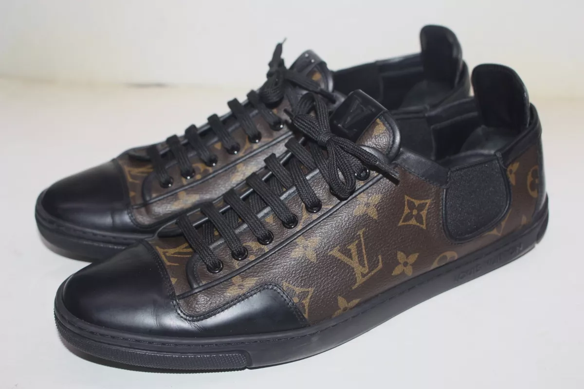 Louis Vuitton Slalom Low Top Brown LV Monogram Sneakers Size 9.5