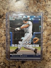 2004 Donruss Baseball Rocco Baldelli Press Proof Team Checklist /100