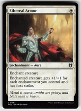 Ethereal Armor Commander: Wilds of Eldraine 67 C NM MTG