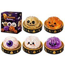 Fun Halloween Ghost Dumpling Squishy Slow Rising Stress Toy TL