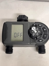 Orbit 56544 2-Outlet Hose Faucet Timer  TESTED GOOD •FREE SHIPPING•