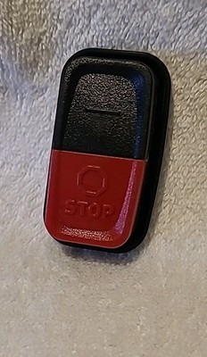 Life Fitness 95PS Power Mill Thumb Control Button Cover Stop Minus Red Black OEM