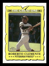 2021 Topps Heritage #GO-14 Roberto Clemente The Great One Pittsburgh Pirates