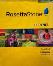 Rosetta Stone Espanol Spanish Latin America Level 1 Set