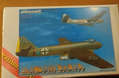 Blohm & Voss BV.P. 178, Jagd, Vollresin-Set, Unicraft Models Scale: 1/72, Kit: