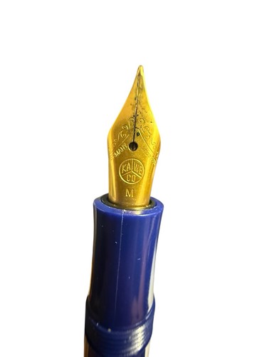 Kaweco Fountain Sport Pen Blue Plastic Medium W/ Box - Picture 2 of 3