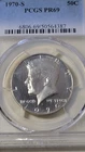 1970-S Kennedy Half Dollar 50c Proof PCGS PR69  Great Looking Coin!