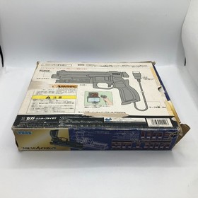 Sega Saturn Gun Controller Virtua Cop HSS-0152 HSS-0122 set Box CRT TV Tested