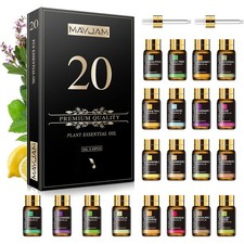 MAYJAM &Auml;therische &Ouml;le Set 20x 5ml Naturrein Aromatherapie &Ouml;l Duft&ouml;l f&uuml;r Diffuser