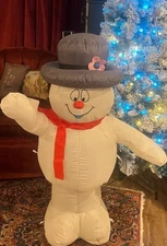 Gemmy Frosty The Snowman Inflatable 3.5ft Tall [LED Light Not Working] 2013 WB