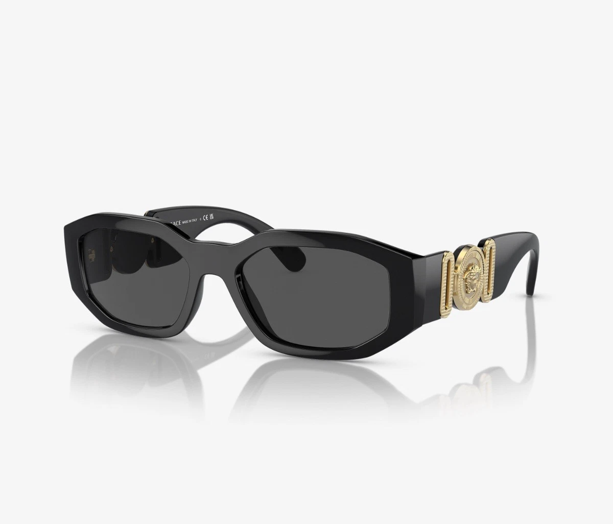 希少 VERSACE sunglasses clear ゴールド vintage Amazon.com: Versace Unisex Sunglasses Gold Frame, Clear Mirror