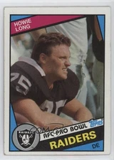 1984 Topps Howie Long #111 Rookie RC HOF