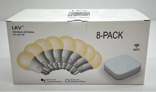 LKV - SIG Mesh LED Bulbs - 8-Pack Smart LED Bulbs - Works with Amazon Alexa
