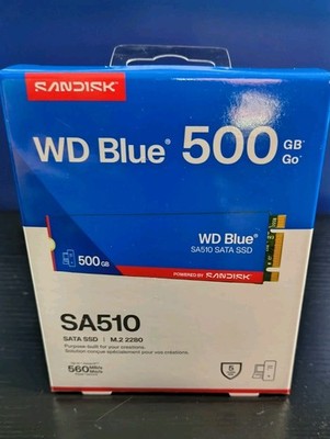 Western Digital 500GB WD Blue SA510 SATA SSD M.2 2280 - WDS500G3B0B-00AXS0