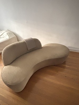 Authentic Zoe Sofa by Vladimir Kagan for American Leather - Pre-reupholstered