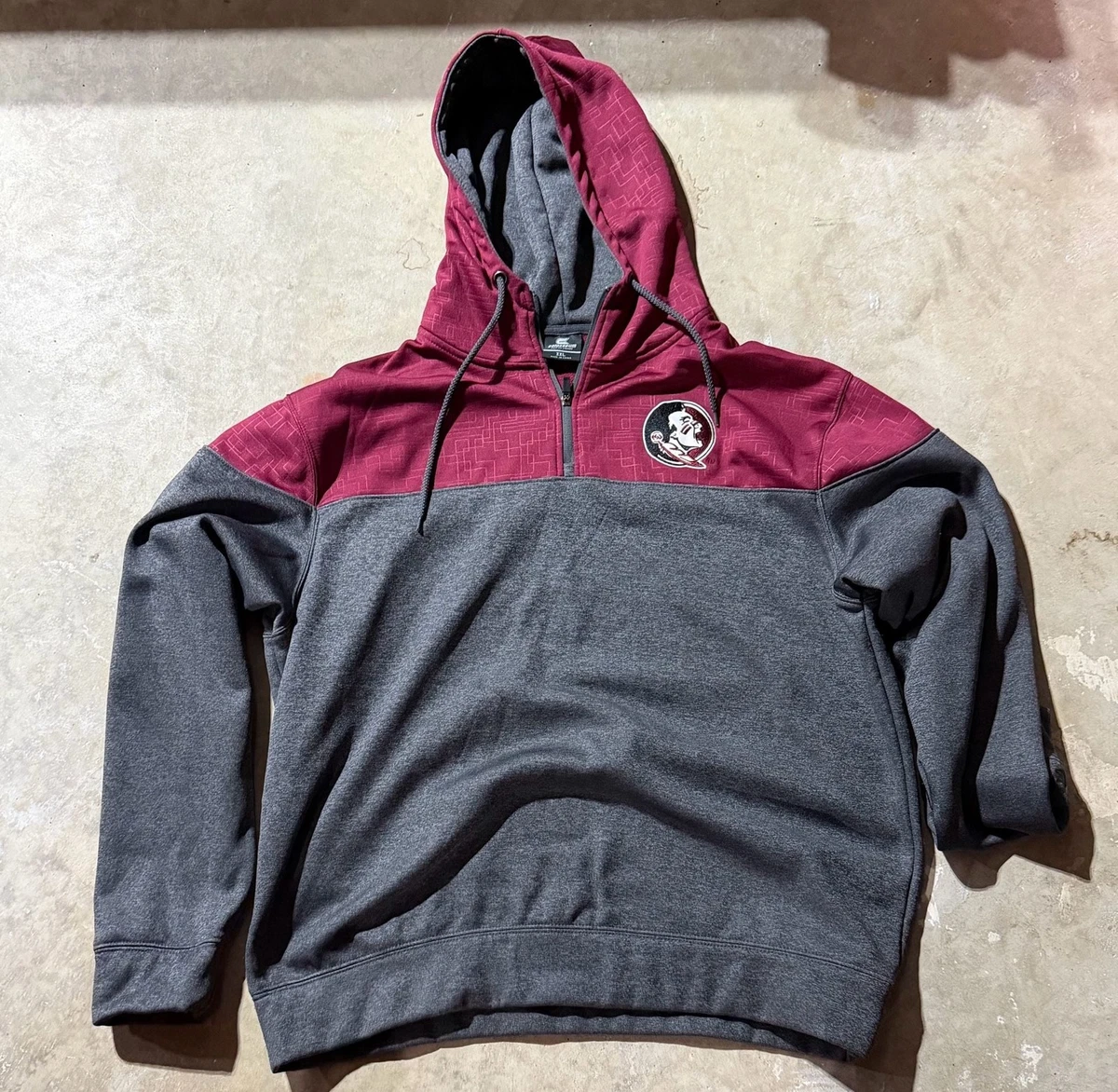 Colosseum Hommes Florida État Raglan Manches Longues Sweat Capuche