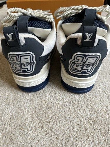Louis Vuitton LV Skate Trainer Navy Blue - Picture 5 of 5
