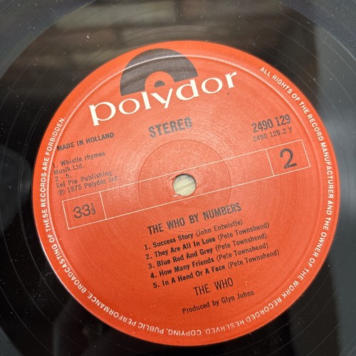 The Who by Numbers Vinyl Record LP 1975 - Picture 13 of 13