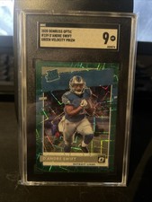 2020 Donruss Optic Dandre Swift Green Velocity Prizm SGC 9