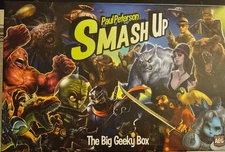 Smash Up: The Big Geeky Box w/ Geeks Expansion + Faction Sorting Cards (USED)