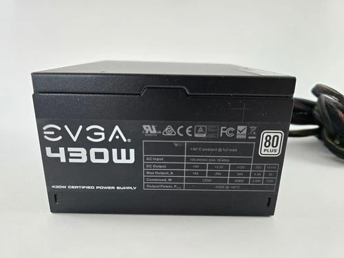 EVGA 430W Power Supply 430 Watt 80+ Netzteil