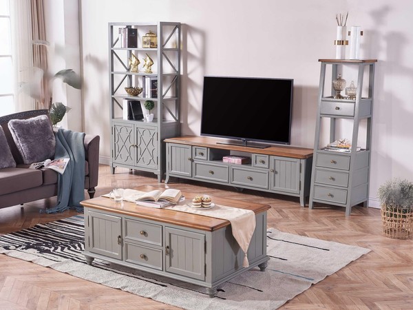 Couchtisch Beistelltisch Wohnzimmertisch Sofatisch Tischplatte Holztisch Tisch-image