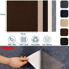 20pcs Carpet Tiles Squares 12" x 12" Self Adhesive Soft Padded Carpet Floor Tile