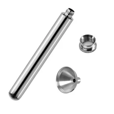 RAYNAG 2oz Mini Stainless Steel Hip Flask & Funnel Set - Liquor Pocket Bottle