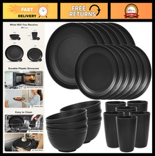 24-Piece Dinnerware Set, Service for 6